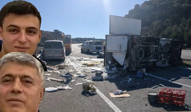 Baba oğul ölüme birlikte gitti