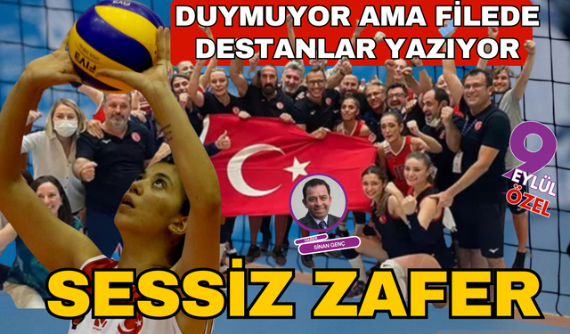 İzmirli İlayda duymuyor ama filede harikalar yaratıyor