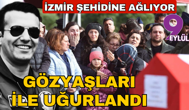 Balıkesir'de F-16 uçağının kaza kırıma uğraması sonucu şehit olan pilot İzmir'de defnedildi