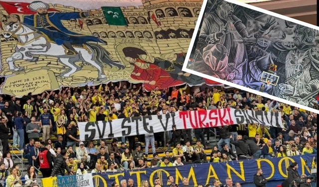 Fenerbahçe tribünlerinden ırkçı Sırplara tokat gibi cevap: Hepiniz Türk'sünüz!