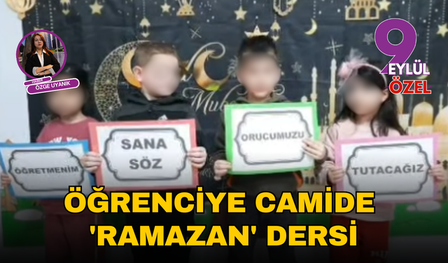 Öğrenciye camide 'Ramazan' dersi