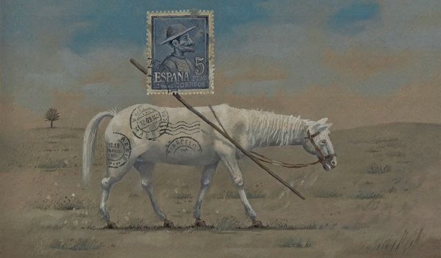 Romanyalı Sanatçı Florian Doru Crihana’nın LA MANCHA’LI DON KİŞOT resim sergisi Ahmed Adnan Saygun Kültür Merkezi’nde