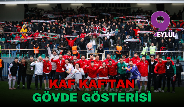 Karşıyaka’dan gövde gösterisi