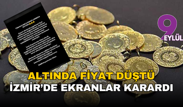 Altında fiyat düştü: İzmir’de ekranlar karardı