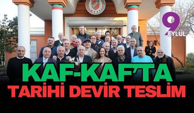 Karşıyaka'da tarihi devir teslim