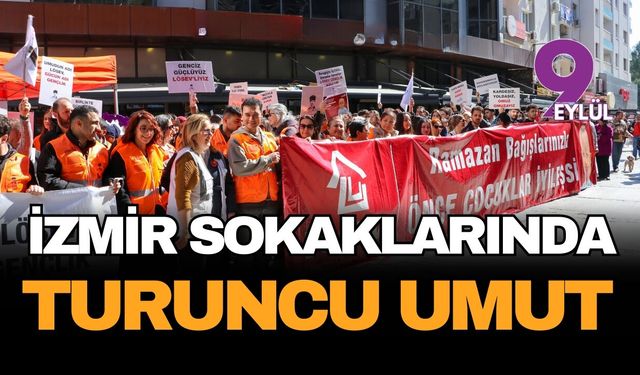 İzmir sokaklarında turuncu umut: LÖSEV gönüllülerinden anlamlı farkındalık yürüyüşü
