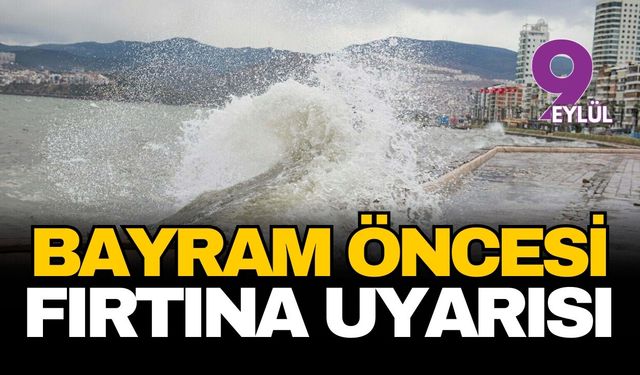 Ege Denizi'nde fırtına alarmı