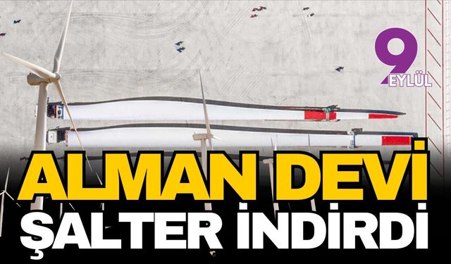 Alman devi şalter indirdi