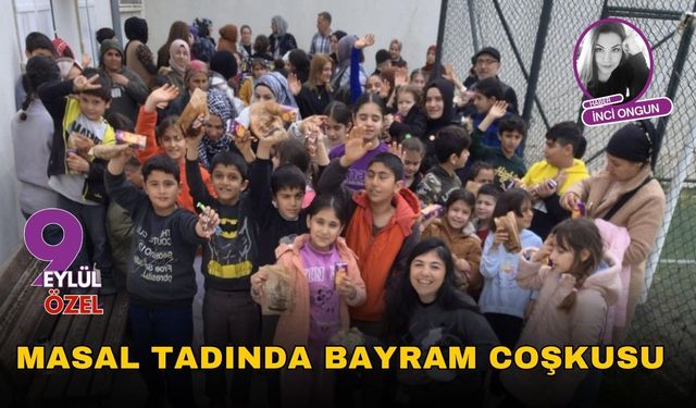 Basmane'de Masal Tadında Bayram Kutlaması