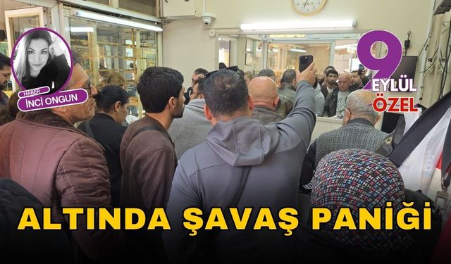 Altında savaş paniği