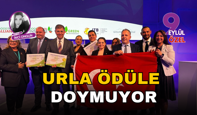 Urla ödüle doymuyor
