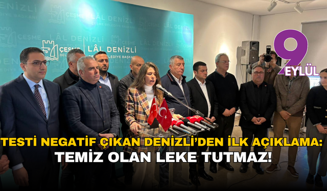 Testi negatif çıkan Denizli’den ilk açıklama: Temiz olan leke tutmaz!
