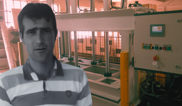 Feci ölüm! Pres makinesine sıkıştı