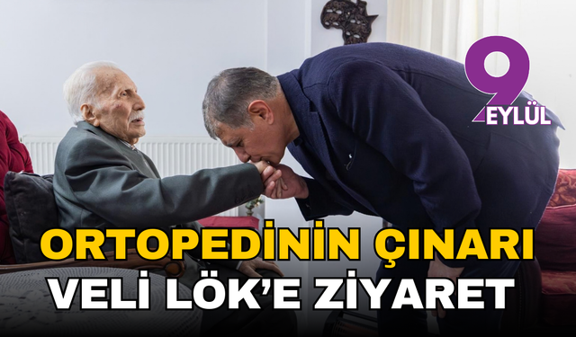 Başkan Tugay, ortopedinin çınarı Veli Lök’ü ziyaret etti