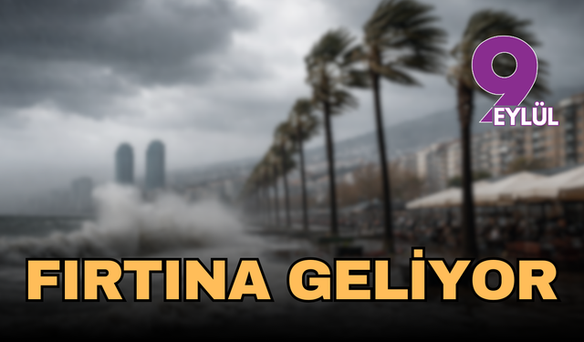 İzmir’e fırtına uyarısı: Kuvvetli rüzgar etkisini artıracak