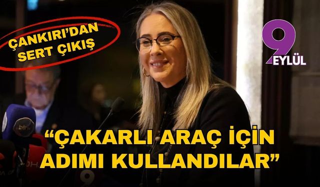 AK Partili Çankırı: Çakarlı araç için adımı kullandılar