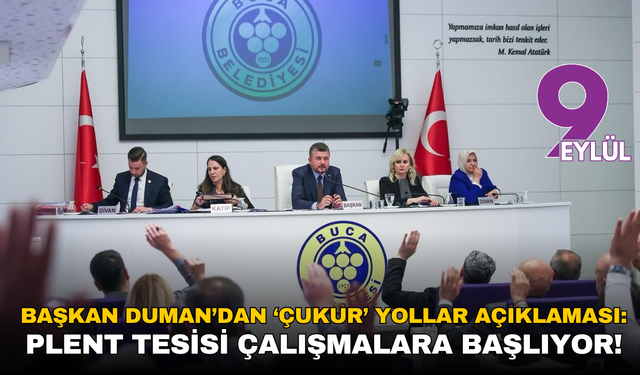 Başkan Duman’dan ‘çukur’ yollar açıklaması: Plent tesisi çalışmalara başlıyor!