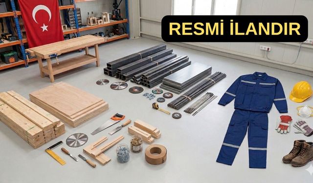 Karaburun Belediyesi marangoz malzemesi alacak