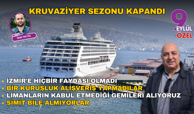 Kruvaziyer sezonu kapandı: Sezon beklenilenin altında kaldı!