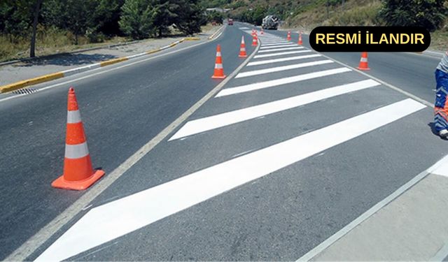 İzmir Karayolları 2. Bölge Müdürlüğü trafik işaretlemelerinin yenilenmesi hizmeti alacak