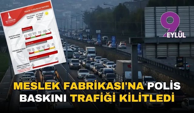 Meslek Fabrikası'na polis müdahalesi İzmir'de trafiği kilitledi