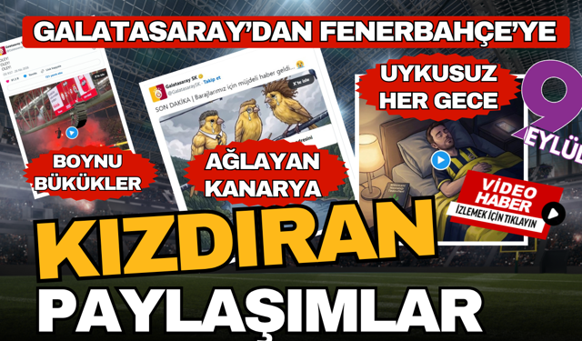 G.Saray'ın 'Ağlayan Kanarya' paylaşım olay oldu