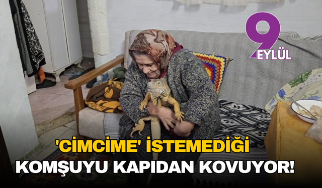 Çimentepe'li 'Cimcime' İstemediği Komşuyu Kapıdan Kovuyor!