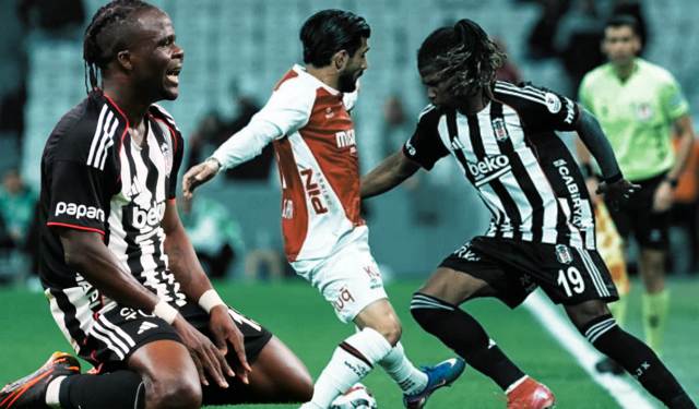 Beşiktaş direklere takıldı