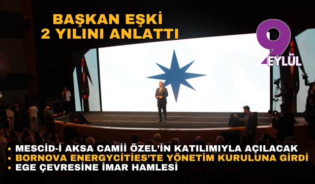 Başkan Eşki 2 yılını anlattı: Mescid-i Aksa Camii Özel’in katılımıyla açılacak