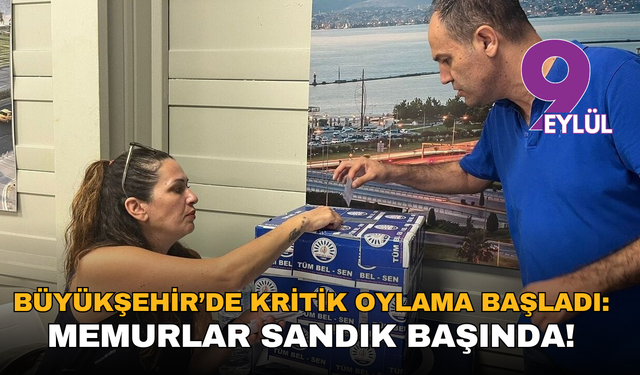 Büyükşehir’de kritik oylama başladı: Memurlar sandık başında!