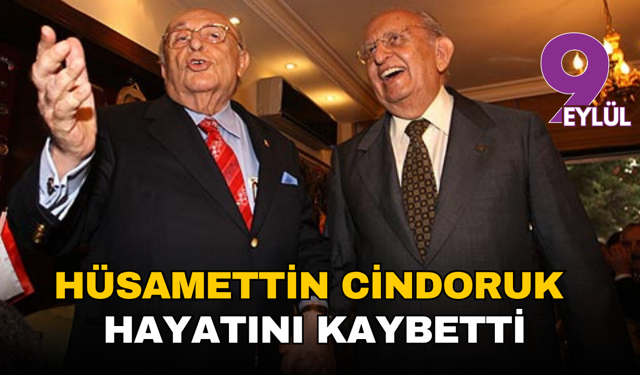 Hüsamettin Cindoruk vefat etti