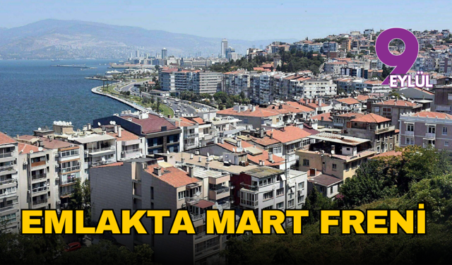 İzmir'de konuta mart freni