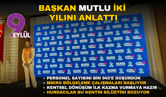 Başkan Mutlu 2 yılını anlattı: Kentsel dönüşümde ilk kazma vurulmaya hazır!