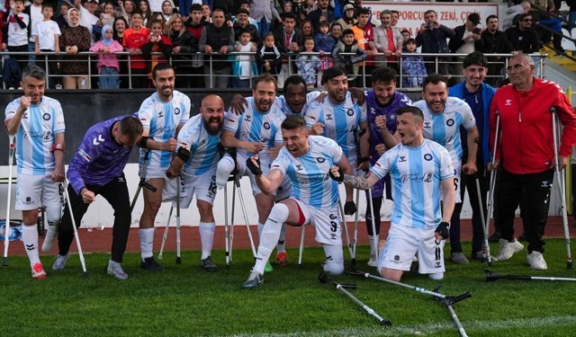 Başkent Ampute Futbol Gücü Avrupa Ligi şampiyonu