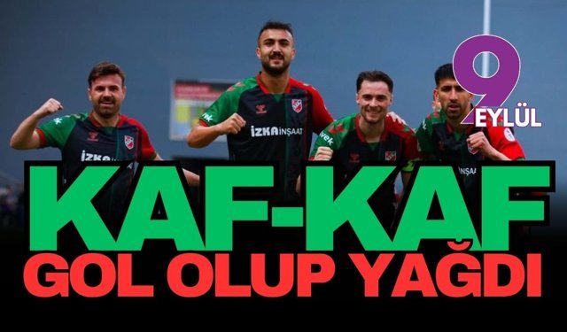 Kaf-Kaf gol olup yağıyor