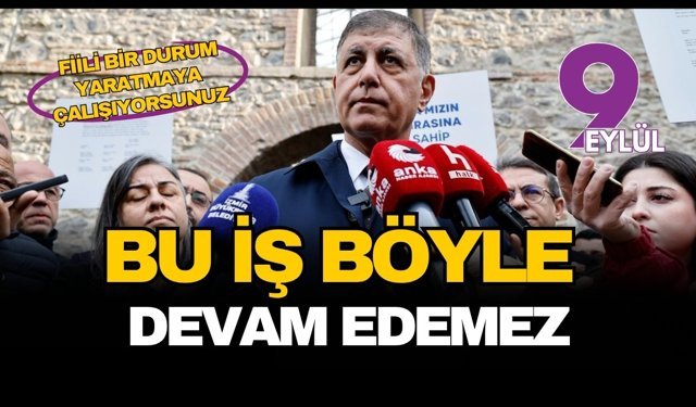 Başkan Cemil Tugay’dan "çökme" operasyonu çıkışı: Bu iş böyle devam edemez
