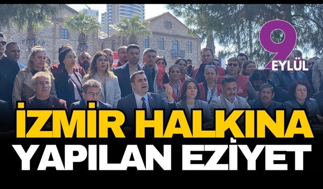 CHP'li Güç Meslek Fabrikası önünde konuştu: İzmir halkına yapılan eziyet!