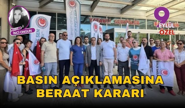 Basın Açıklamasına Beraat Kararı