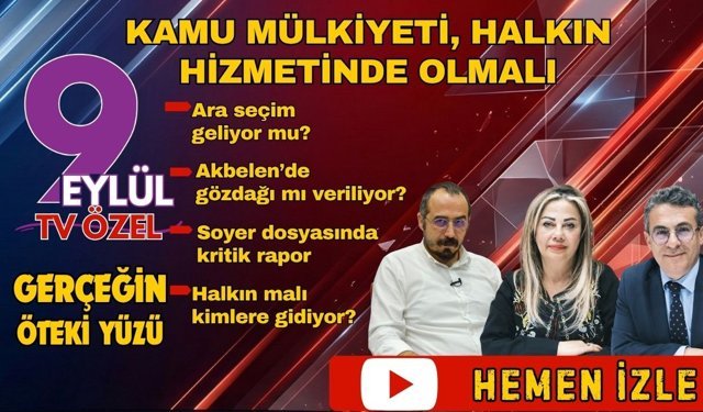 Kamu Mülkiyeti, Halkın Hizmetinde Olmalı