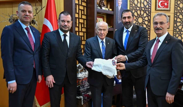 Trabzonspor'dan Devlet Bahçeli'ye ziyaret