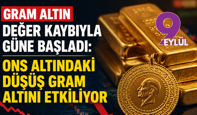 Gram altın değer kaybıyla güne başladı: Ons altındaki düşüş gram altını etkiliyor