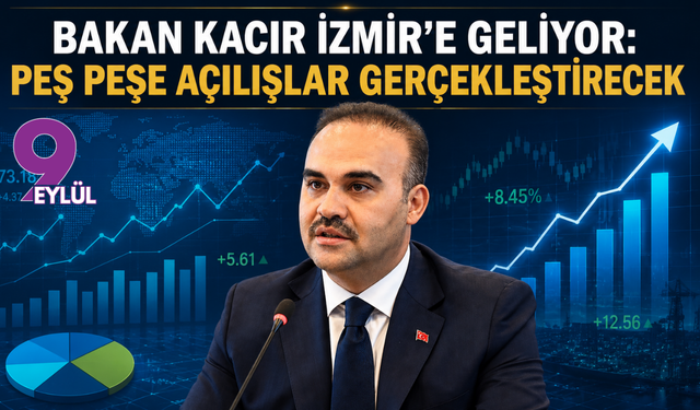 Bakan Kacır İzmir’e geliyor: Peş peşe açılışlar gerçekleştirecek