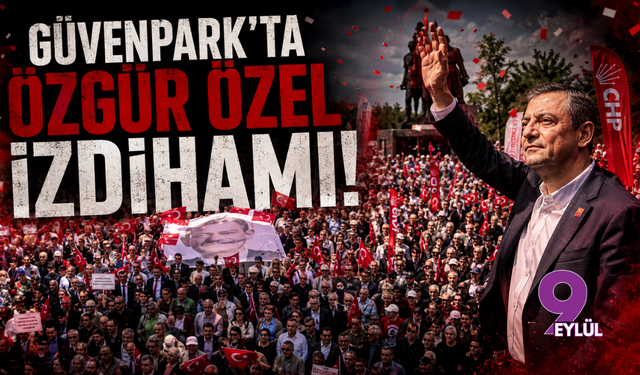 Güvenpark'ta Özgür Özel İzdihamı: Kitle Dakika Dakika Büyüyor