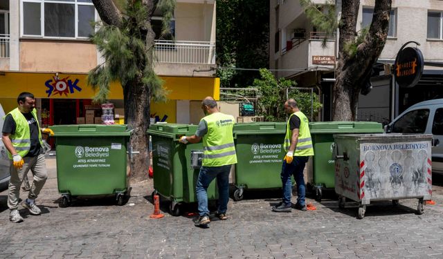 Bornova’ya 325 yeni çöp konteyneri!