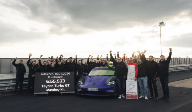 Elektrikli Porsche Taycan Nürburgring Rekorunu Kırdı