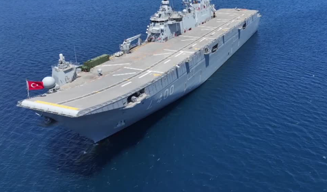 EFES 2026 Tatbikatında TCG Anadolu Gövde Gösterisi Yaptı