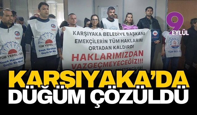 Karşıyaka’da memur mesaisi normale dönüyor: Belediye ve sendika el sıkıştı