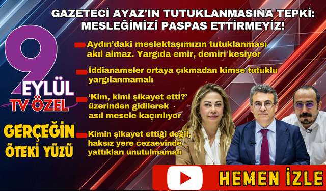 Gazeteci Yelis Ayaz'ın tutuklanmasına tepki: Mesleğimizi paspas ettirmeyiz!