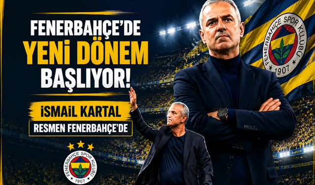 Fenerbahçe yeni teknik direktörünü resmen açıkladı! İsmail kartal resmen Fenerbahçe'de