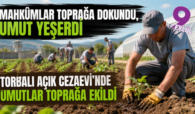 Torbalı Cezaevi’nde toprağa emek, geleceğe umut